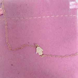 Dainty Hamza necklace/choker